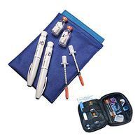 Medicool Poucho Diabetic Wallet+Daily Diabetic Organizer Bundles | PLP+DAILYBundle-Blue