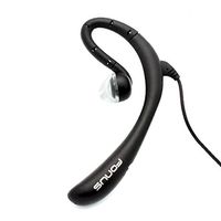 LG Aristo Compatible WIRED Headset MONO Handsfree Earphone 3.5mm Headphone Boom Microphone Single Earbud [Black]