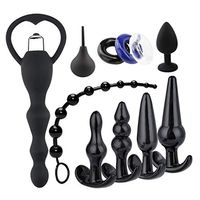 Adult Six-Toys for Couple Amal Trainer Kit Butte Plug Silicone Amus Massager for Women Men Beginner