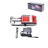 CSPFAIRY DIY Cigarette Rolling Machine Electric with Funnel and Tray Portable Cigarettes Cigarette Tamping Machine Automatic Spiral Filling Stuffing Machine - Blue/Red,B-red