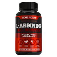 L Arginine 1500mg Patented Nitrosigine - Extra Strength L-Arginine Nitric Oxide (NO) Booster Pre Workout Supplement for Muscle Growth, Pumps, Vascularity, Energy - 60 Veggie Pills
