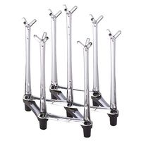 wuchenmin Retractable Cup Drying Rack, Plastic Bag Dryer and Mug Tree with Non-Slip Bottom for Kitchen Countertop