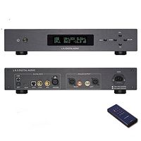 L.K.S Audio MH-DA004 Dual ES9038pro Flagship DAC DSD Input Coaxial BNC AES EBU for DOP USB I2S Optical Audio Decoder (Black Upgraded USB Version)