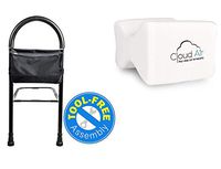 Vaunn Medical Bed Safety Rail Grab Bar Handle and Knee Pillow Cushion Bundle