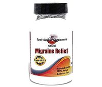 Natural Migraine Relief * 90 Caps 100% Natural - by EarhNaturalSupplements