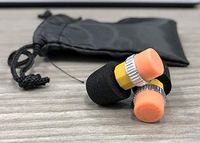Sound reducing Decorative Ear Plugs - Comes in 3 Sizes Included (Pencil)