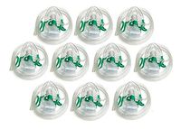 Dealmed Non-Rebreather Oxygen Mask, Adult, 10 Count