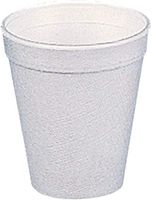 Dart Drink Foam Cups, Eight Ounces, White, 40 Bags of 25 Per Carton