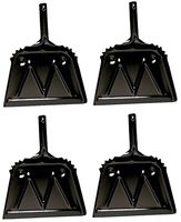 Impact Products 4212-90 12" Black Metal HD Dust Pan - Quantity 4