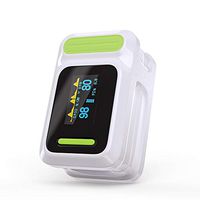 UXD Finger Pulse Oximeter, OLED Display Blood Oxygen Saturation Monitor for Pulse Rate and SPO2, Blood Oxygen Sensor SpO2 for Sport and Aviation, Portable and Lightweight with Lanyard