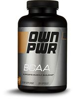 OWN PWR BCAA (Branched Chain Amino Acid) 1000 MG per Serving (2 Capsules), 200 Capsules