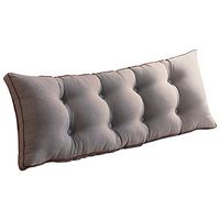 Qi Peng Mat Bedside Cushion - Back Cushion Cushion Waist Support Cotton Padded Washable/Double Bedroom Sofa Cushion (Color : B, Size : 150x20x50cm)