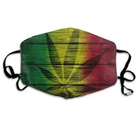 Face Mask Cannabis Marijuana Leaves Vintage Vintage Cycling Half Face Earloop Dust Mask for Boys
