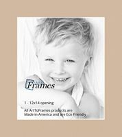 12x14 Dune / Scotch Mist Custom Mat for Picture Frame with 8x10 opening size (Mat Only, Frame NOT Included)