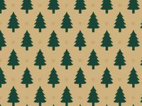 LITTLE TREES Gift Wrap 24"x833'Gift Wrap Full Ream Roll (1 unit, 1 pack per unit.)
