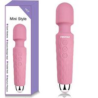 Wand Massager Wireless Electric Powerful Stress Massage Kneading Sports Recovery Relief Muscle Aches arm Back Neck Foot, Cordless Mini Travel Size Waterproof Multi Speed 20X Rechargeable