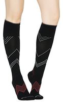 Graduated Compression Socks for Womens & Mens Chevron ML
