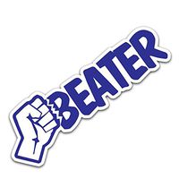 CUSTOMI Beater JDM Decal Sticker for Car Truck MacBook Laptop Air Pro Vinyl