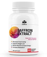 Zaffrus - Pure Saffron Extract Pills to Support Healthy Weight Loss, Natural Appetite Suppression, Boost Mood, Anti-Stress, Eye Health. 60 Dietary Capsules, Women & Men (88.5 mg)