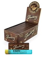 Smoking #8 Brown Single Wide (50 Packs/Box) with Hippie Butler KewlTube