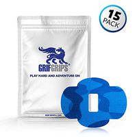 GrifGrips Wrap Grip Sports Adhesive Patch for Dexcom G6 - Pack of 15 (Blue Camo)