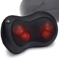 LiBa Shiatsu Neck Back Massager Pillow, Shiatsu Massager w/Heated Balls