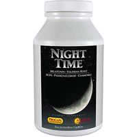 Andrew Lessman Night Time 180 Capsules - 1.5mg Melatonin, Valerian, Passionflower, Hops, Chamomile with No Morning Hangover. Natural Support for Gentle Restful Sleep. Small Easy to Swallow Capsules