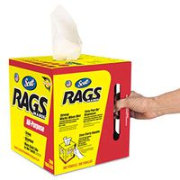 Scott 75260 Rags in a Box, White 2 Boxes (200 Towels per Box)
