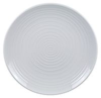 Yanco MD-114 Milando Round Plate, 13.5" Diameter, Melamine, White Color, Pack of 12
