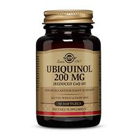 Solgar Ubiquinol 200 mg (Reduced CoQ-10), 30 Softgels - Promotes Heart & Brain Function - Supports Healthy Aging - Coenzyme Q10 - Ubiquinone Supplement - Gluten Free, Dairy Free - 30 Servings
