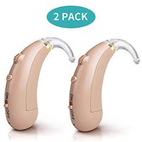Coniler Hearing Amplifier for Adults and Seniors,Rechargeable Digital Hearing Aids Fit Both Ears with Dynamic Compression for Noise Reduction 2Packs