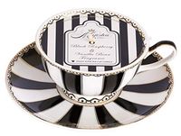 MAJESTEA & CO BLACK RASPBERRY & VANILLA BEAN FRAGRANCE tea cup candle, tea cup, candles, candle, tea cups, scented candles, candles, bath and body work, tea set, soy candles, tea sets, Coffee, (Black)