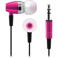 Aluratek AEB01P Hi-Fi Noise Reducing Metal Stereo Earbuds