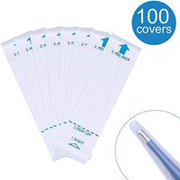 Digital Thermometer Probe Case-Oral Rectal Thermometer Case-Disposable Digital Thermometer Case-100 Sets (3.74 x 1.02 in)