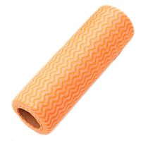 NUOLUX 50Pcs Kitchen Dish Towels Water Absorption Cleaning Cloth (Orange)