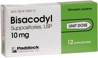 Bisacodyl Suppositories USP 10 mg 12 Each ( Pack Of 1 )