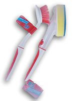 Brillo Kitchen Cleaning Bundle - Soap Dispensing Sponge Brush and Mini Pot Scrubber