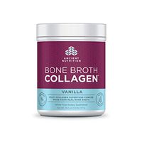 Ancient Nutrition Bone Broth Collagen Powder, 30 Servings of All-Natural Protein Powder Loaded with Bone Broth Co-Factors, 10g of Type I, II and III Collagen Per Serving (Vanilla), 18.2 Ounce …