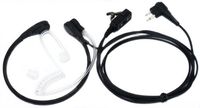 SUNDELY FBI Style Throat Vibration Mic Earpiece/Headset VOX/PTT for HYT (Hytera) Radio Walkie Talkie TC-580 TC-2110 HYT850 TC-446S 2-pin