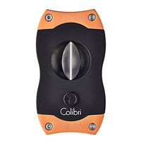 Colibri V-Cut Cigar Cutter - Rose Gold/Black