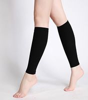 LTHAOO Calf Compression Sleeves -(20-30mmhg) Leg Compression Socks for Shin Splint, Calf Pain Relief - Men Women Sleeve for Running, Cycling, Maternity, Nurses.（M-tBlack）