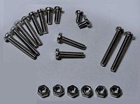 TURNTABLE PHONO CARTRIDGE MOUNTING SCREWS & NUT ASSORTMENT FOR DUAL HEADSHELL