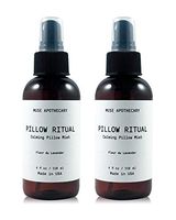 Muse Bath Apothecary Pillow Ritual - Aromatic and Calming Pillow Mist, 4 oz, Infused with Natural Essential Oils - Fleur du Lavender, 2 Pack