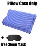 Contour Pillow Cover Replacement Pillow Case for Memory Foam Neck Pillow,Pillow Protector for Tempurpedic Pillow Latex Pillow Cervical Pillow,Soft Cotton Hidden Zippered