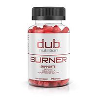 Fat Burner by dub Nutrition | Best Weight Loss Pills Thermogenic Supplement | Natural Energy and Appetite Suppressant, Includes Red Rasberry Ketones, Guarana, and BCAA. 90 Capsules. Fast Absorbing.