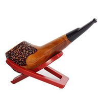 QHB Plastic Smoke Smoking Pipe Rack Cigar Pipe Holder Portable Foldable Holder (RD)