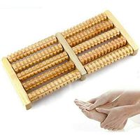 Manual Foot Massager,Wooden Foot Roller,Suitable for Heel Pain,Edema,Plantar Fasciitis,Painful Foot Relief,Laminated Foot Chart & Detailed Instructions Included