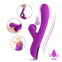 Clǐt-or-al Sucking Vǐb-Rat-or, G Spot 10 Frequencies and 3 Speeds Vǐbr-ATO-rs & Nipple Stim-ula-tor with Suction-Medical Grade Silicone