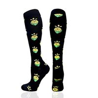 1 Pairs Compression Socks for Women&Men (20-30mmHg)- Best for Running, Travel,Cycling,Pregnant,Nurse, Edema