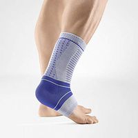 Bauerfeind - AchilloTrain Pro - Achilles Tendon Support - Breathable Knit Ankle Brace for Targeted Relief of Achilles Tendon Without Limiting Mobility - Size 5 - Color Titanium